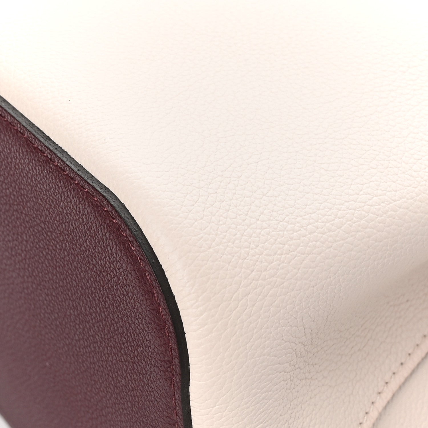 Louis Vuitton Calfskin Lockme Bucket Soie Quartz Calla 8 of 10