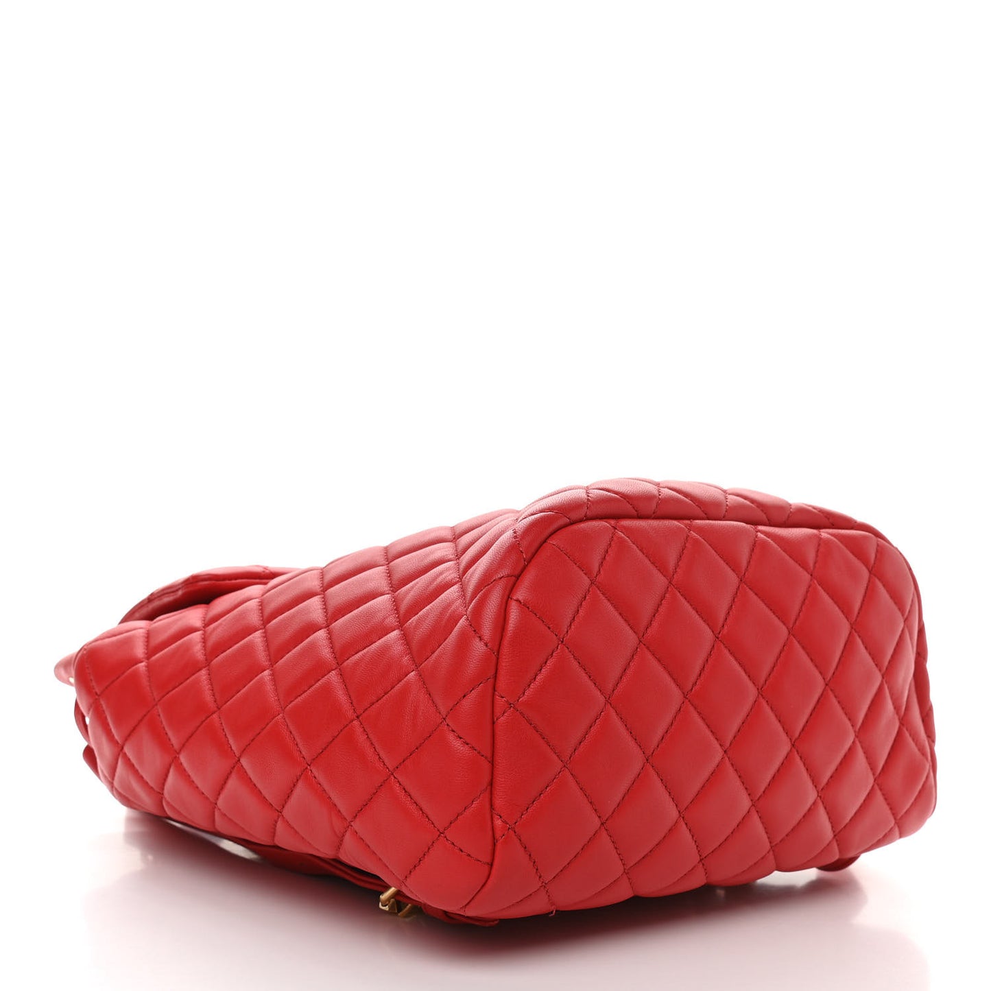 Calfskin Quilted Small Urban Spirit Backpack Red