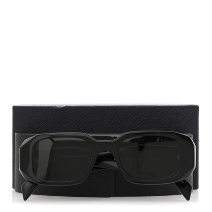 Prada Acetate Symbole Sunglasses SPR 17W Black 9 of 9
