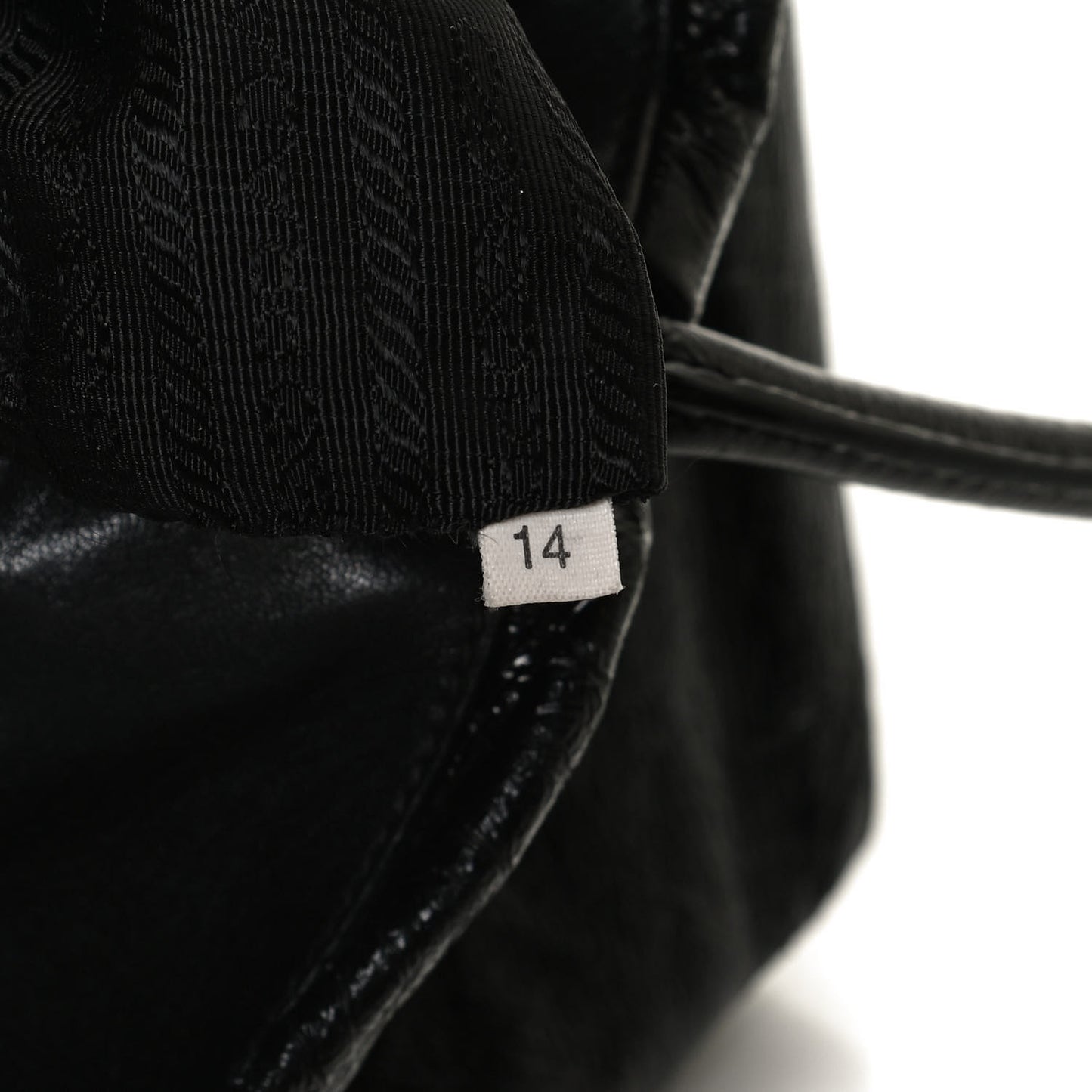 Vernice Bow Tote Black