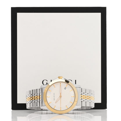 Gucci Stainless Steel 38mm G-Timeless Two Tone Quartz Watch 5 of 5
