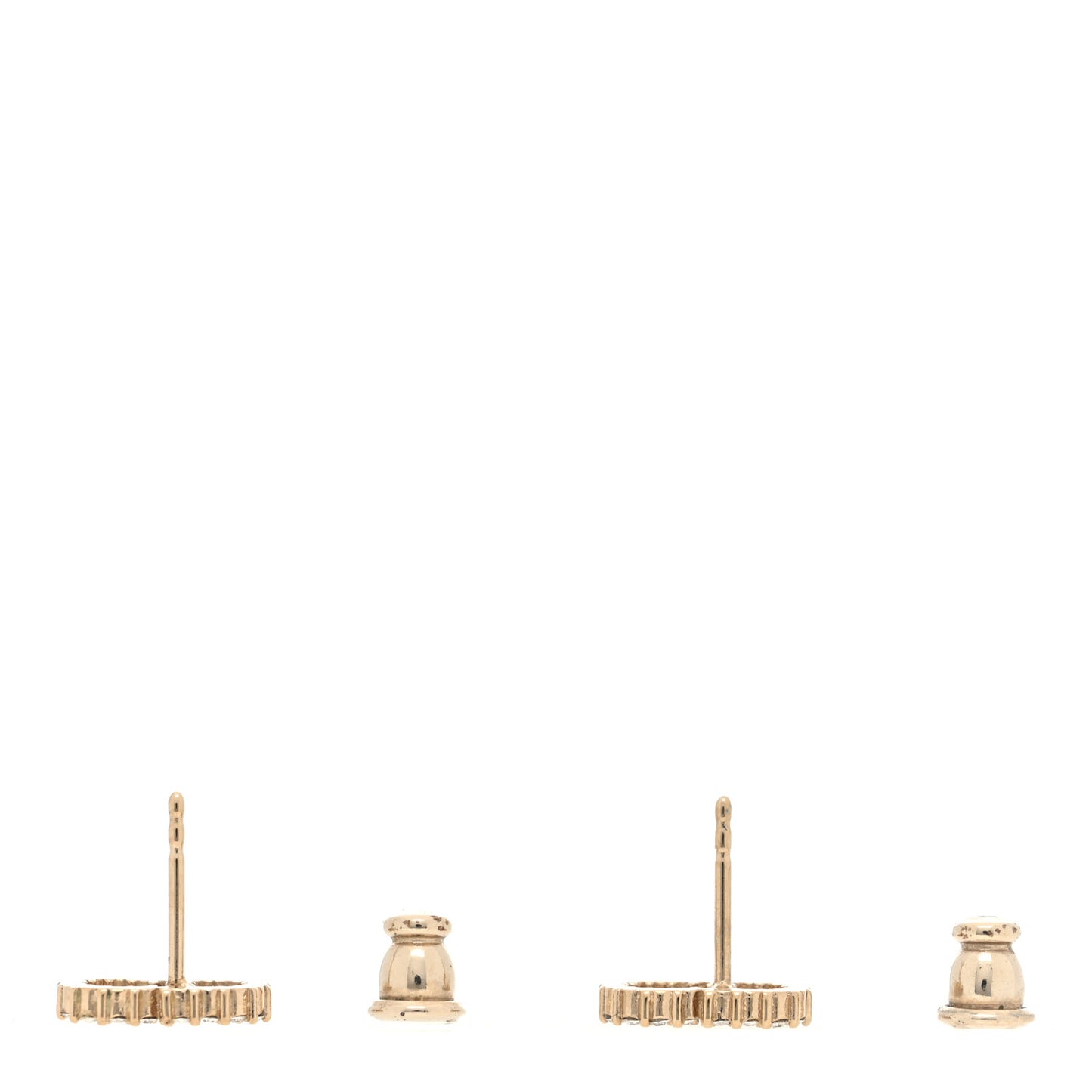 Crystal Clair D Lune Earrings Gold