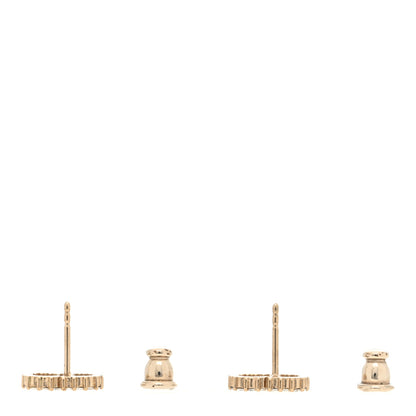 Christian Dior Crystal Clair D Lune Earrings Gold 3 of 4