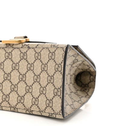 Balenciaga X GUCCI GG Supreme Monogram Small Hourglass Top Handle Bag Beige Ebony 10 of 11