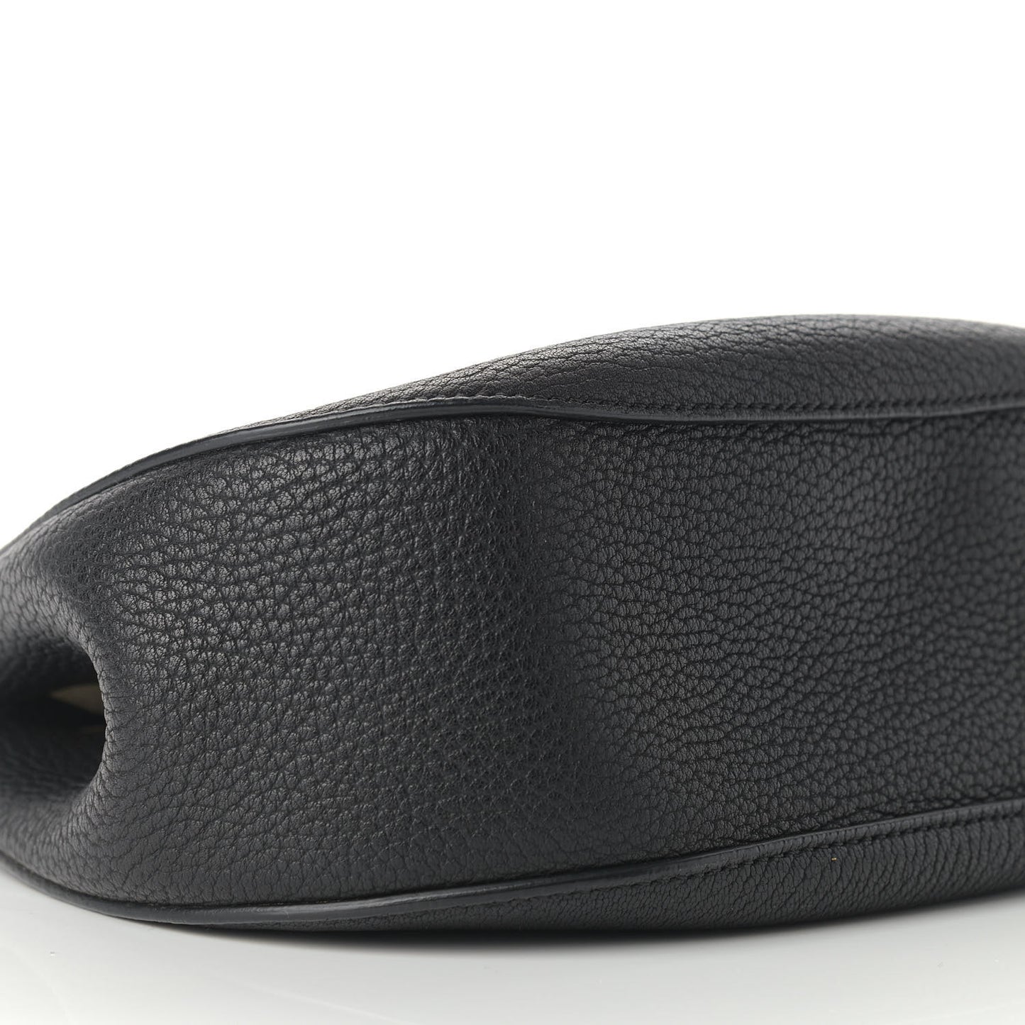 Grained Lambskin Mini Drew Shoulder Bag Black