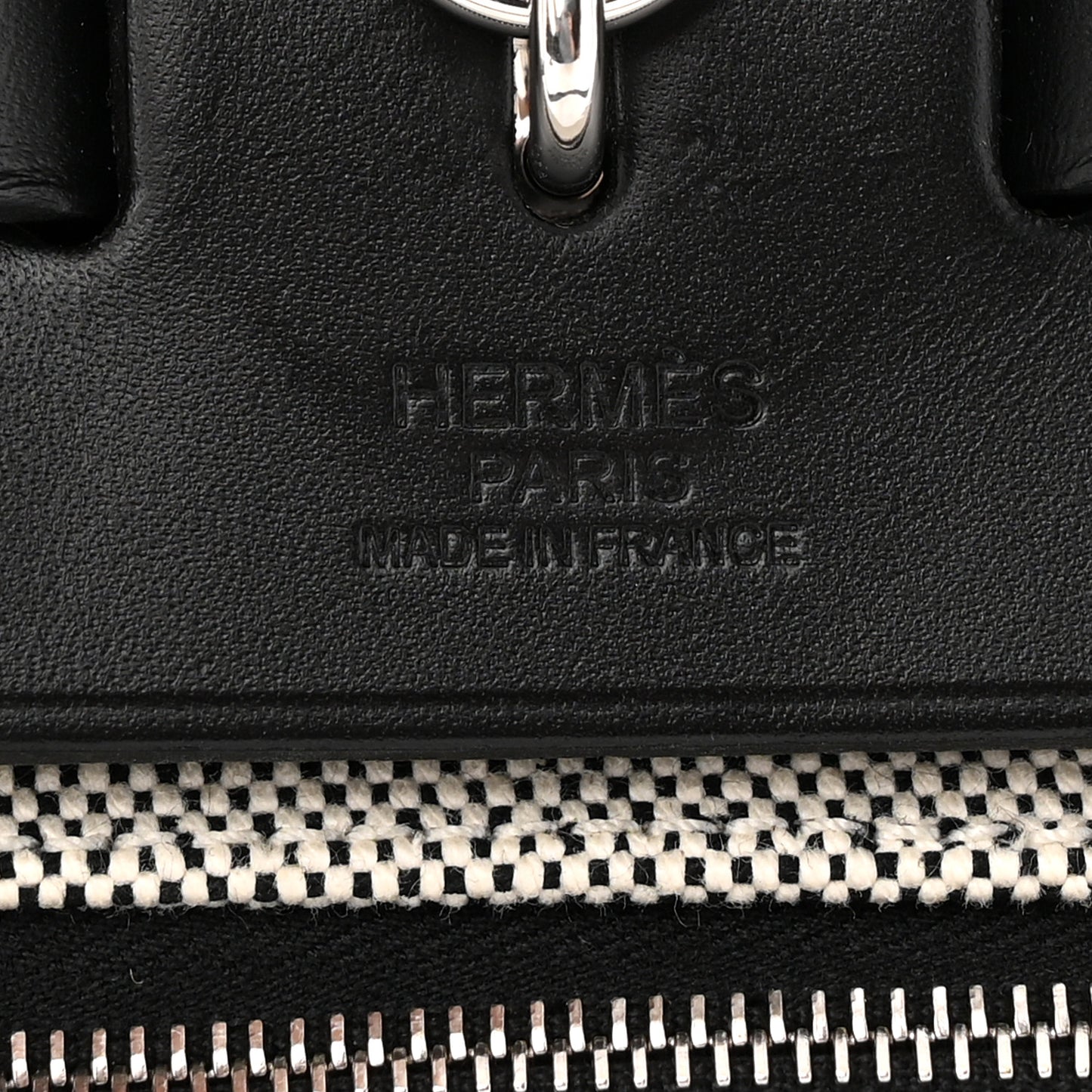 Toile H Berline Vache Hunter Herbag Zip PM 31 Black Ecru