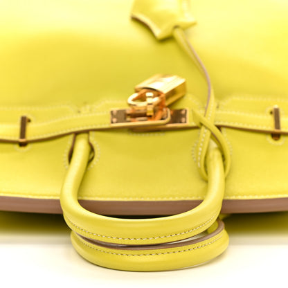 Hermes Swift Birkin 25 Lime 15 of 40