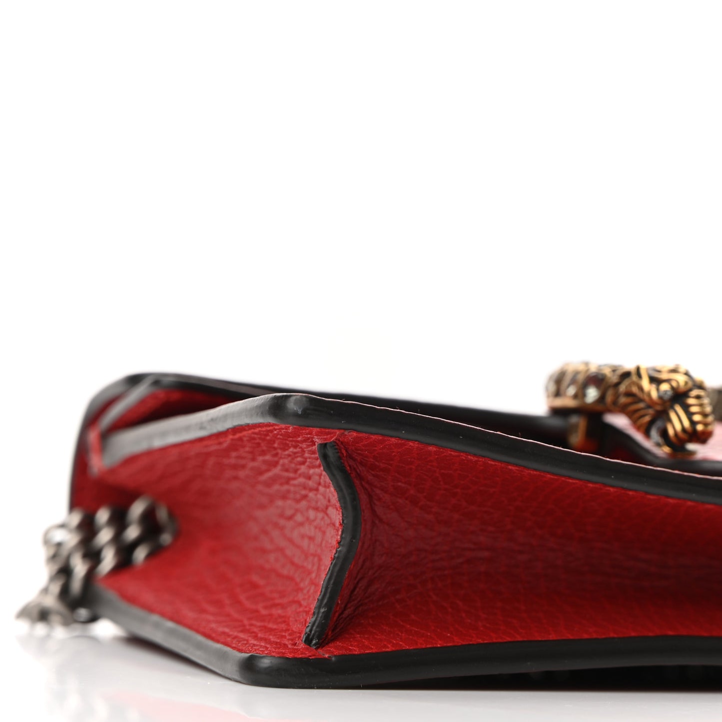 Calfskin Super Mini Dionysus Shoulder Bag Hibiscus Red
