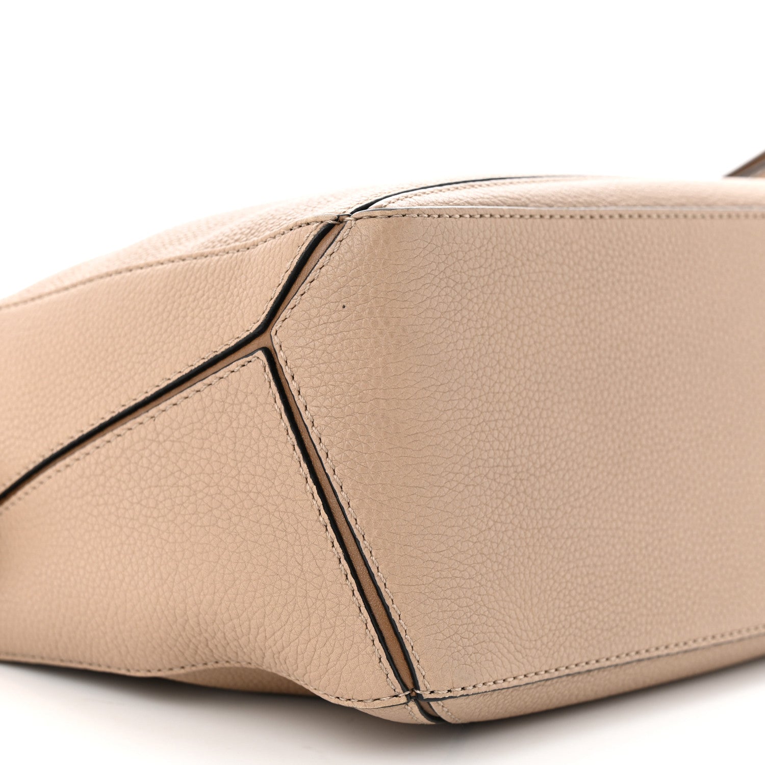 Loewe Grained Calfskin Small Puzzle Bag Sand Mink 9 of 10