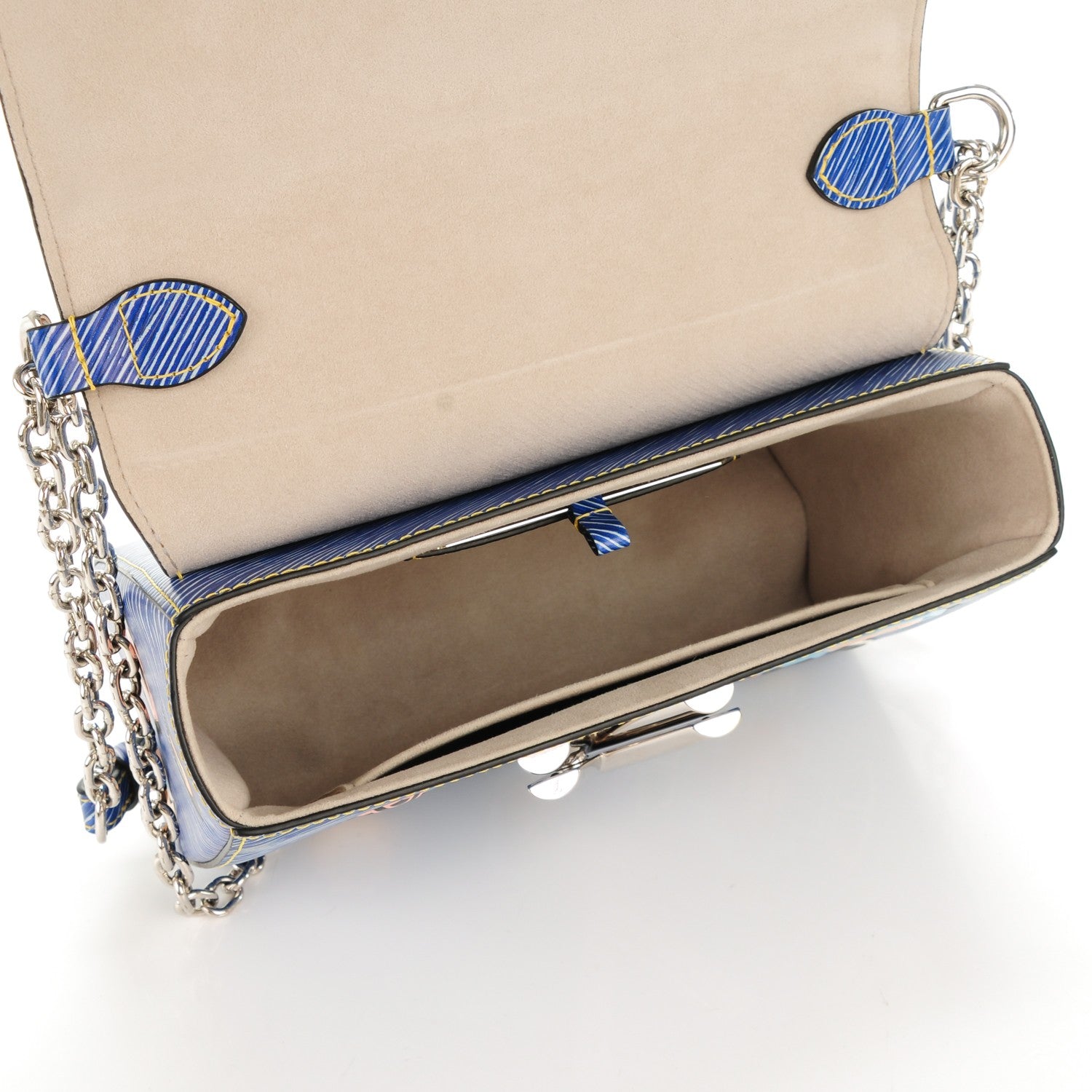 Louis Vuitton Epi Azteque Twist Shoulder Bag MM Denim Light 5 of 7