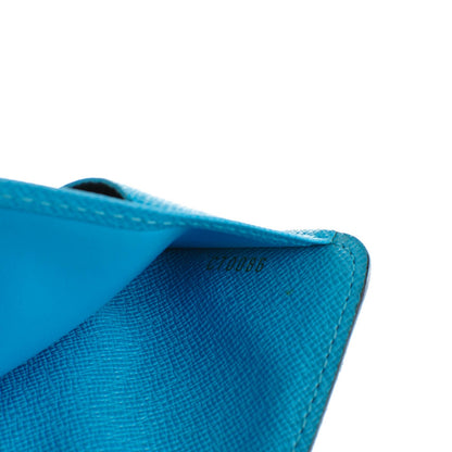 Louis Vuitton Monogram Groom Compact Zip Wallet Blue 7 of 7