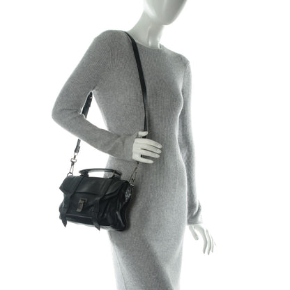 Proenza Schouler Lambskin Tiny PS1 Satchel Black 2 of 6