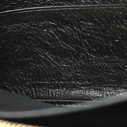 Balenciaga Agneau Giant 12 Gold Hardware Continental Zip Around Wallet Black 6 of 12