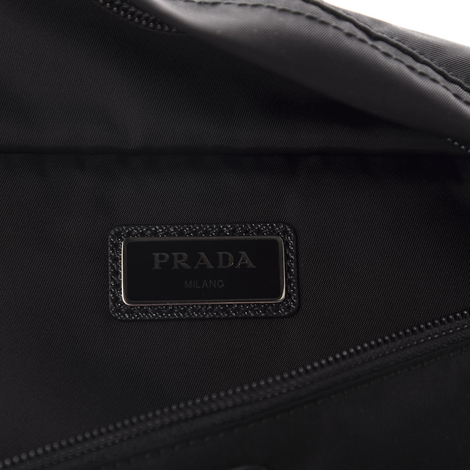 Prada Tessuto Nylon Montagna Belt Bag Black 8 of 11