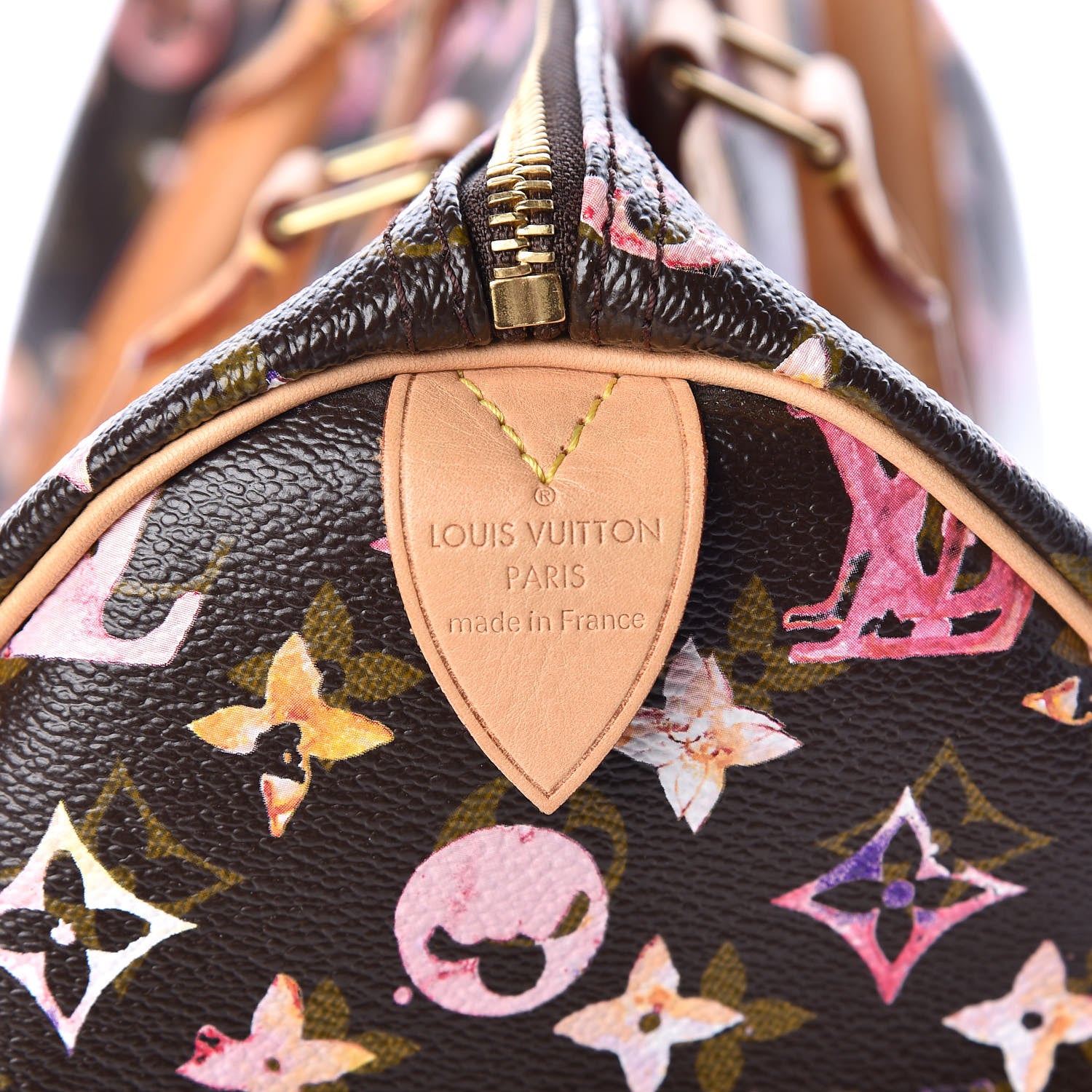 Louis Vuitton Watercolor Aquarelle Speedy 35 Brown 6 of 10