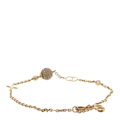 Christian Dior Metal Crystal La Petite Tribale Bracelet Gold 3 of 6