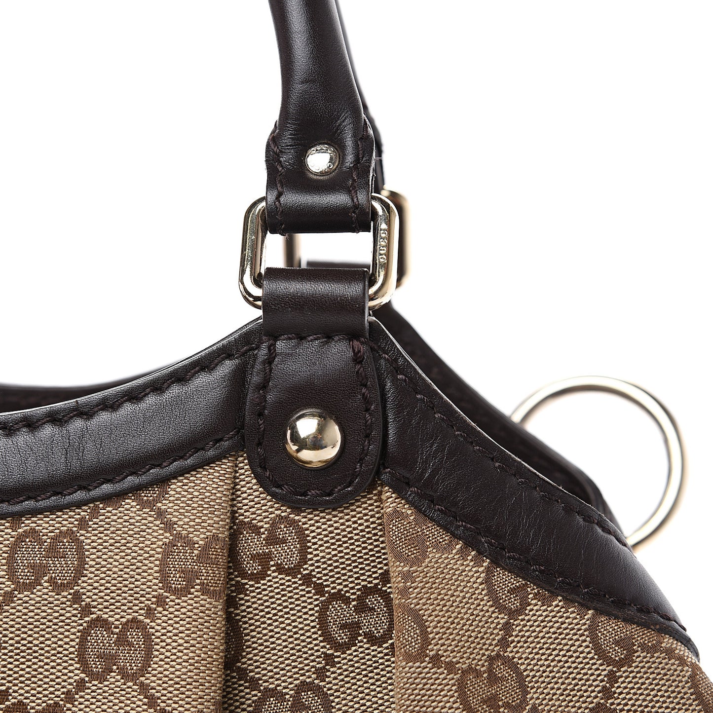 Monogram Medium Sukey Tote Dark Brown