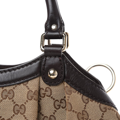 Gucci Monogram Medium Sukey Tote Dark Brown 12 of 13