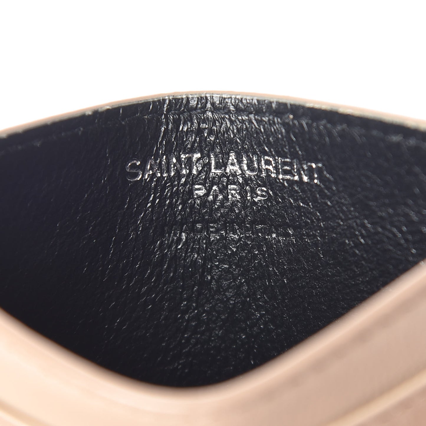 Calfskin Y Quilted Monogram LouLou Credit Card Case Nude Powder