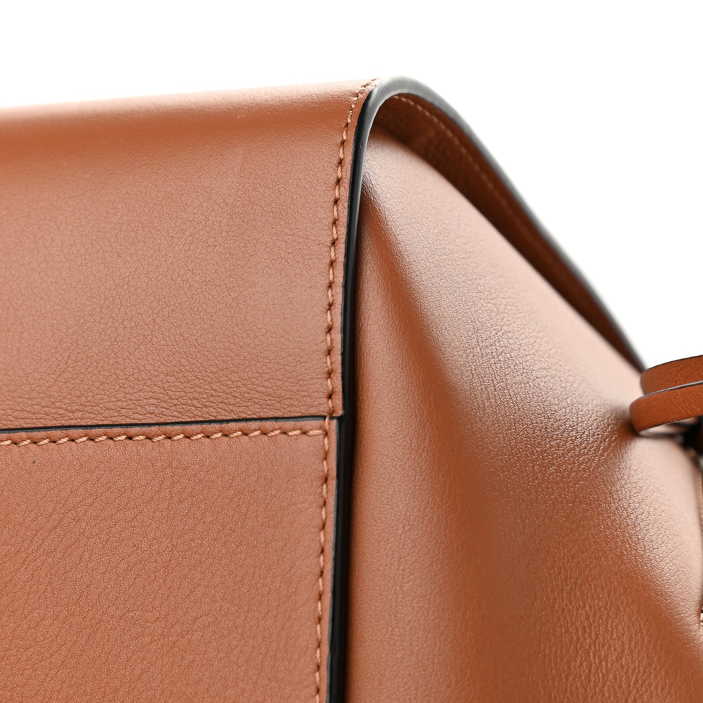 Calfskin Small Hammock Shoulder Bag Tan