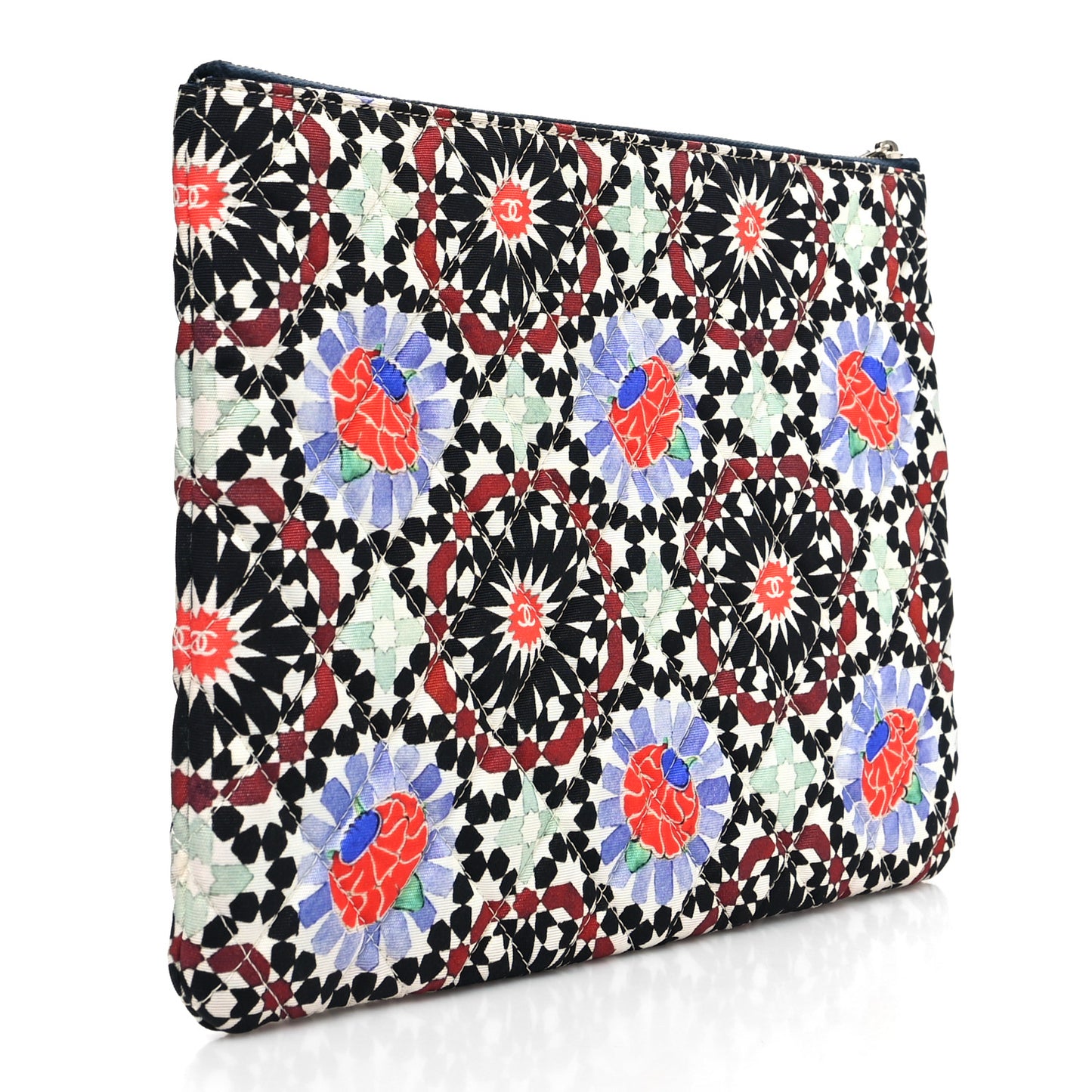 Coated Canvas Paris Dubai Medium Cosmetic Case Multicolor