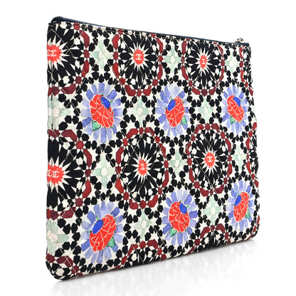 Chanel Coated Canvas Paris Dubai Medium Cosmetic Case Multicolor 3 of 11
