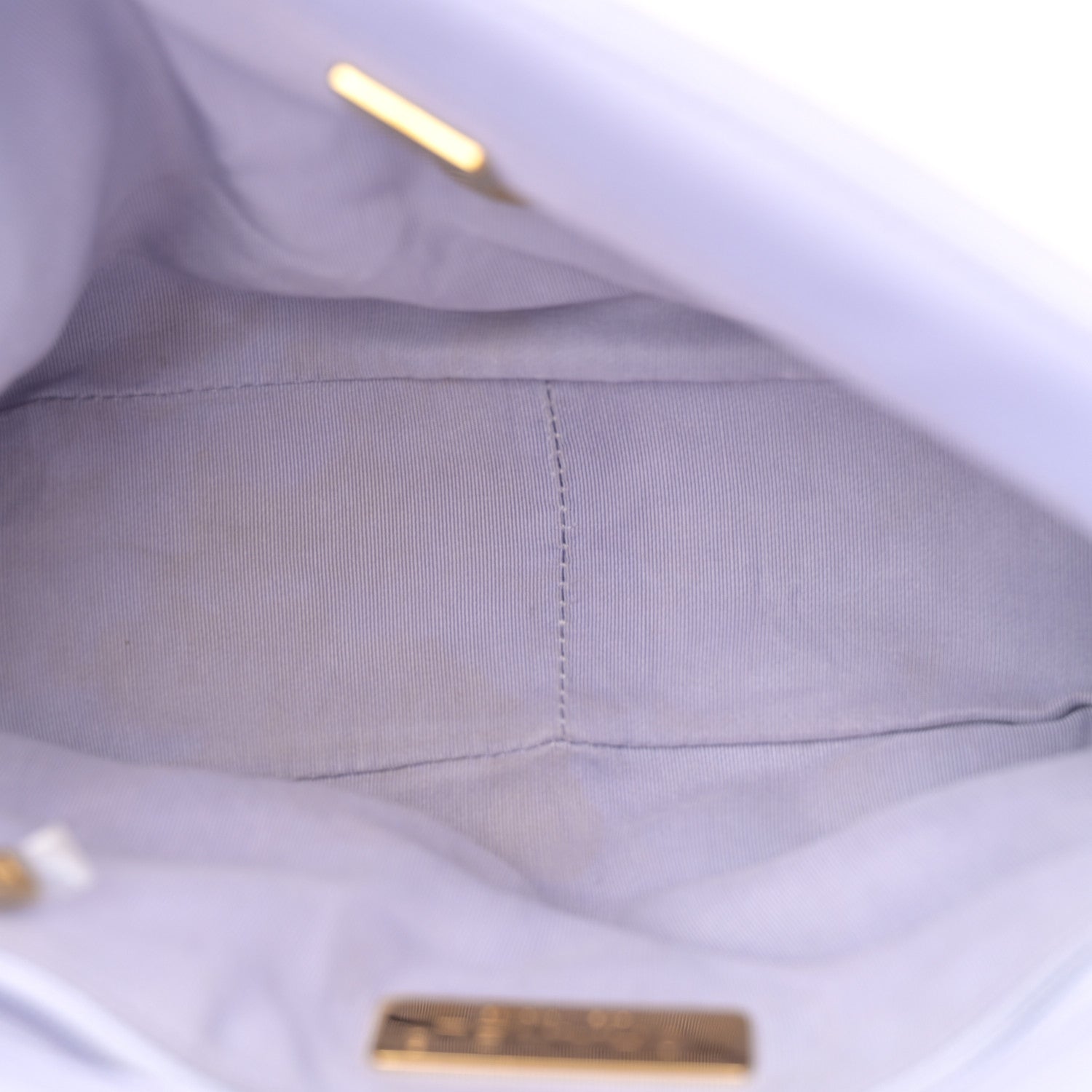 Chanel Lambskin Quilted Medium Chanel 19 Flap Light Purple 5 of 10
