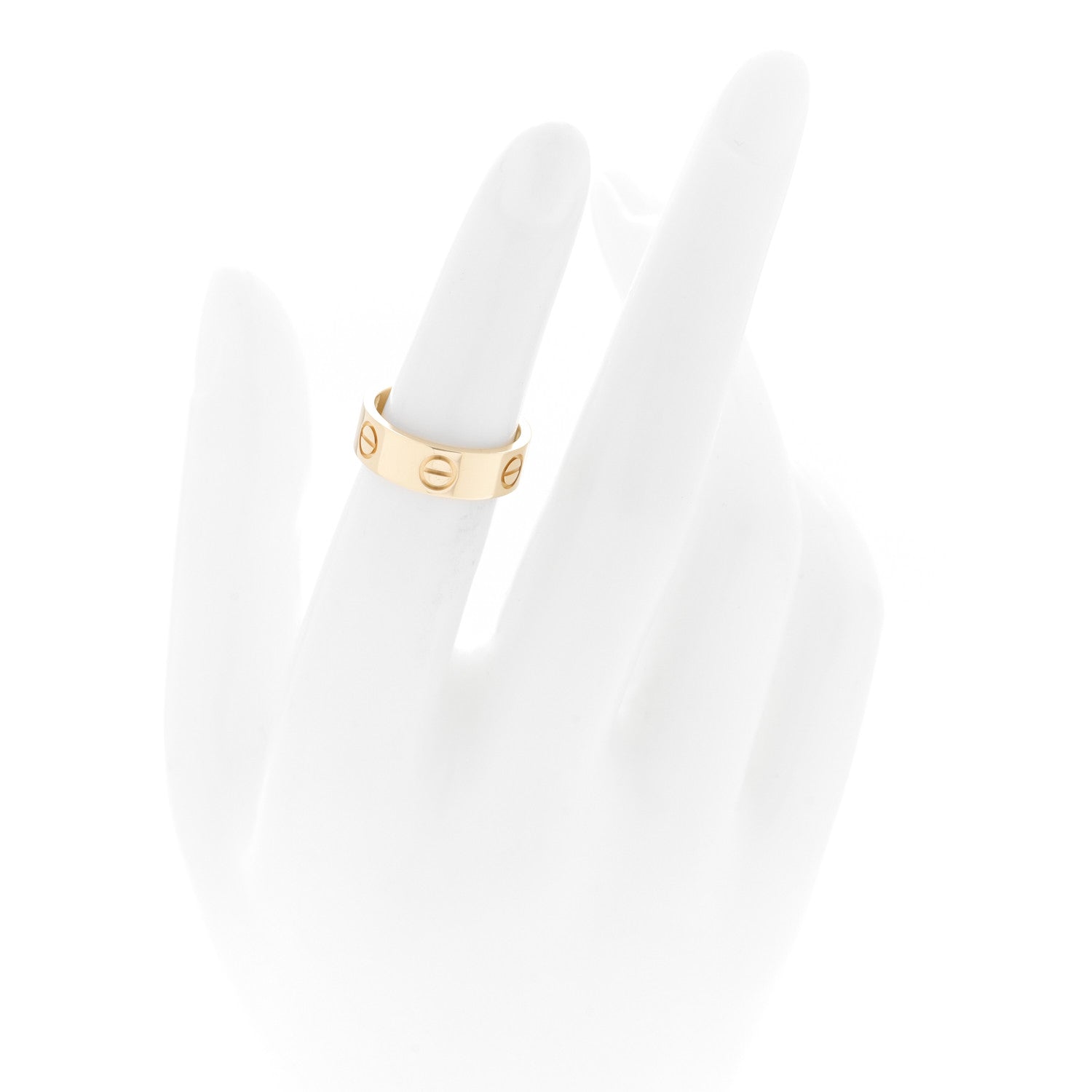 Cartier 18K Yellow Gold 5.5mm LOVE Ring 49 4.75 2 of 5