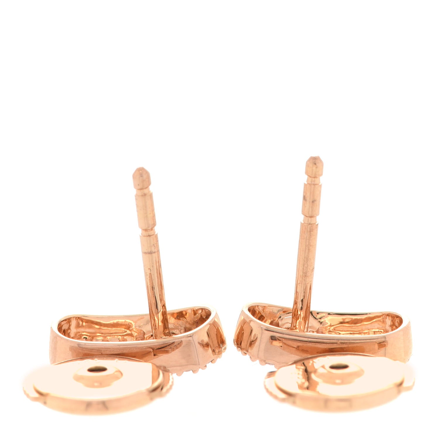 Messika 18K Rose Gold Diamond Move Uno Earrings 3 of 5