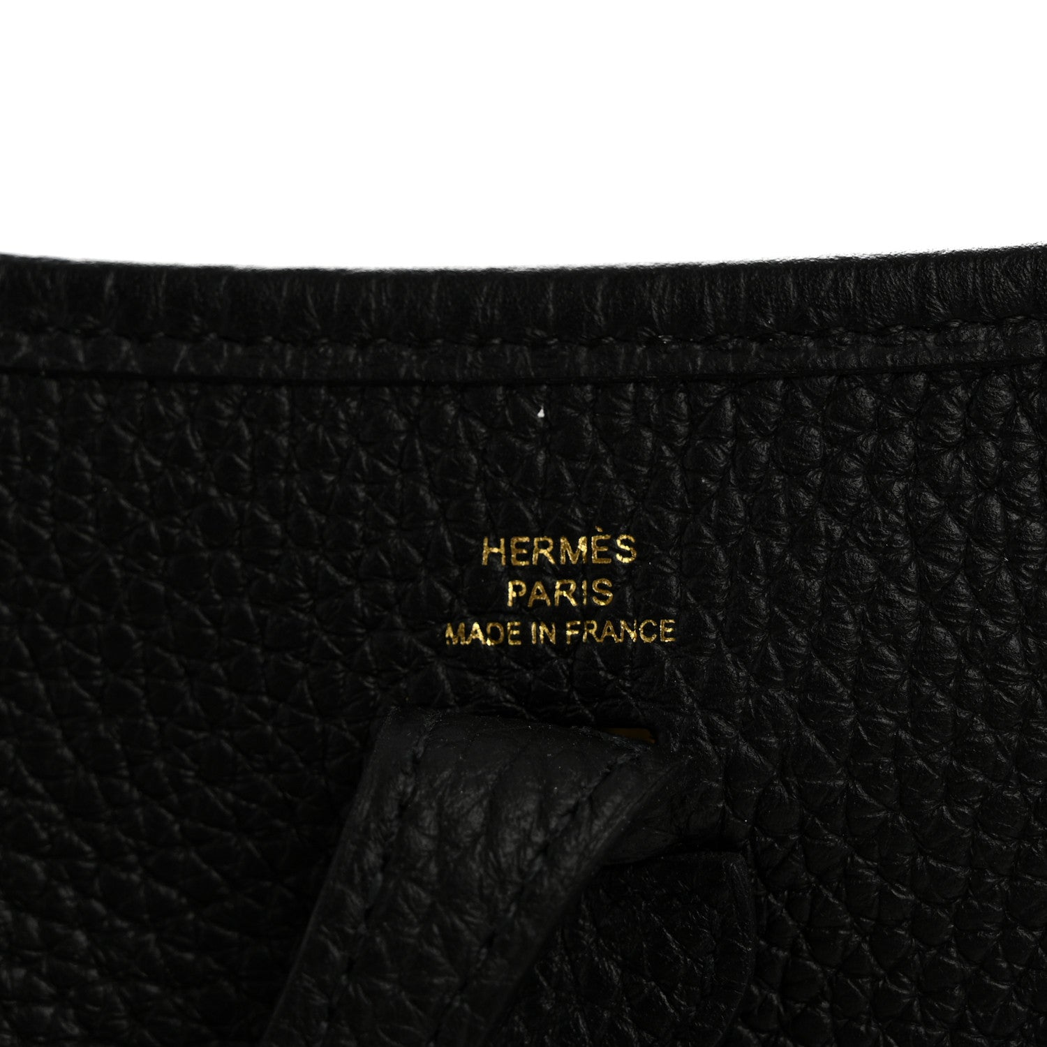 Hermes Taurillon Clemence Evelyne TPM Black 6 of 12