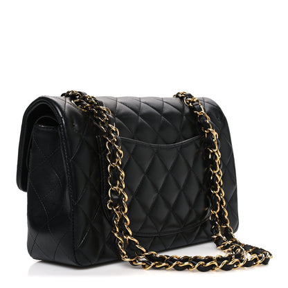 Chanel Lambskin Quilted Small Double Flap Black 3 of 10