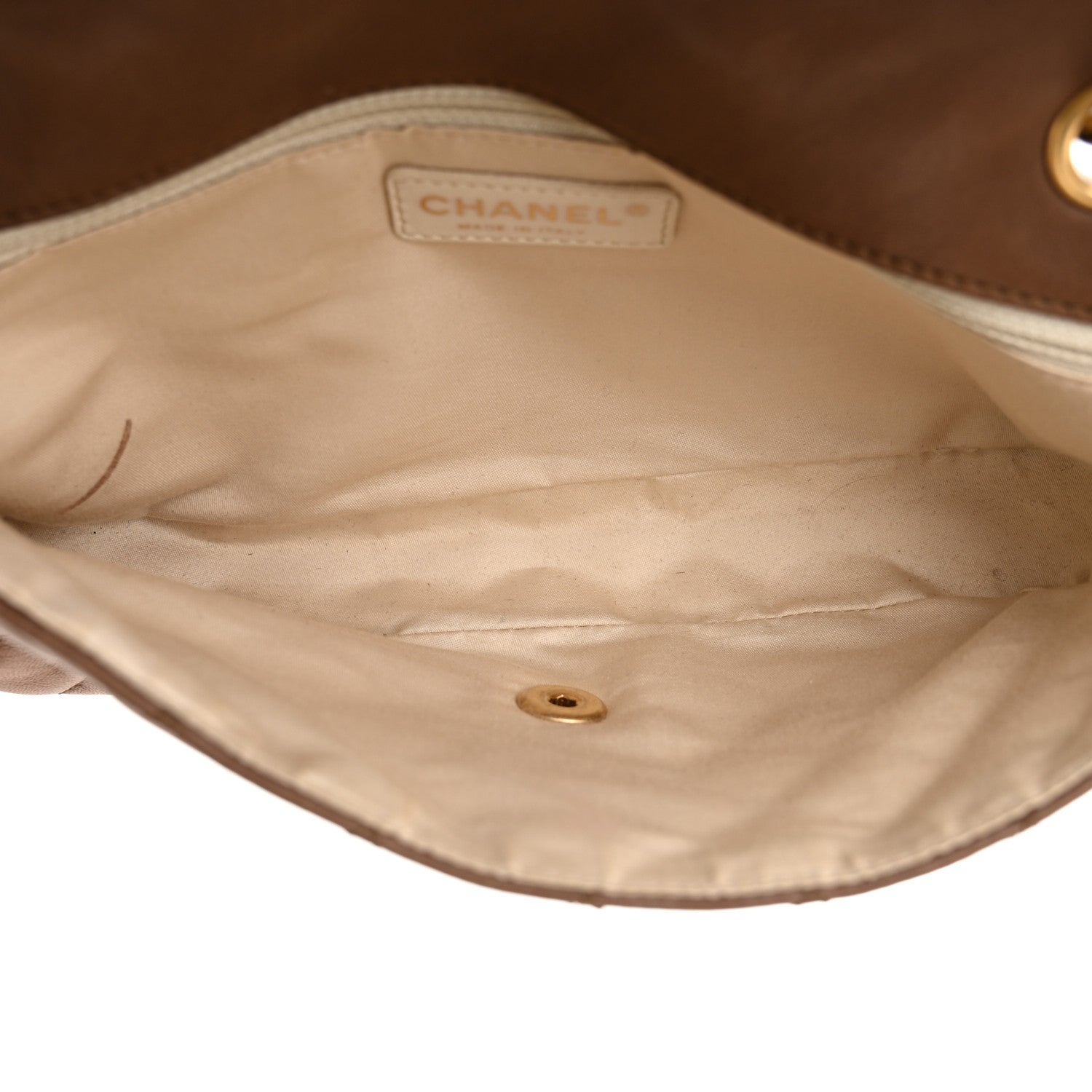 Chanel Lambskin Quilted Medium Cruise Charm Single Flap Brown 5 of 12
