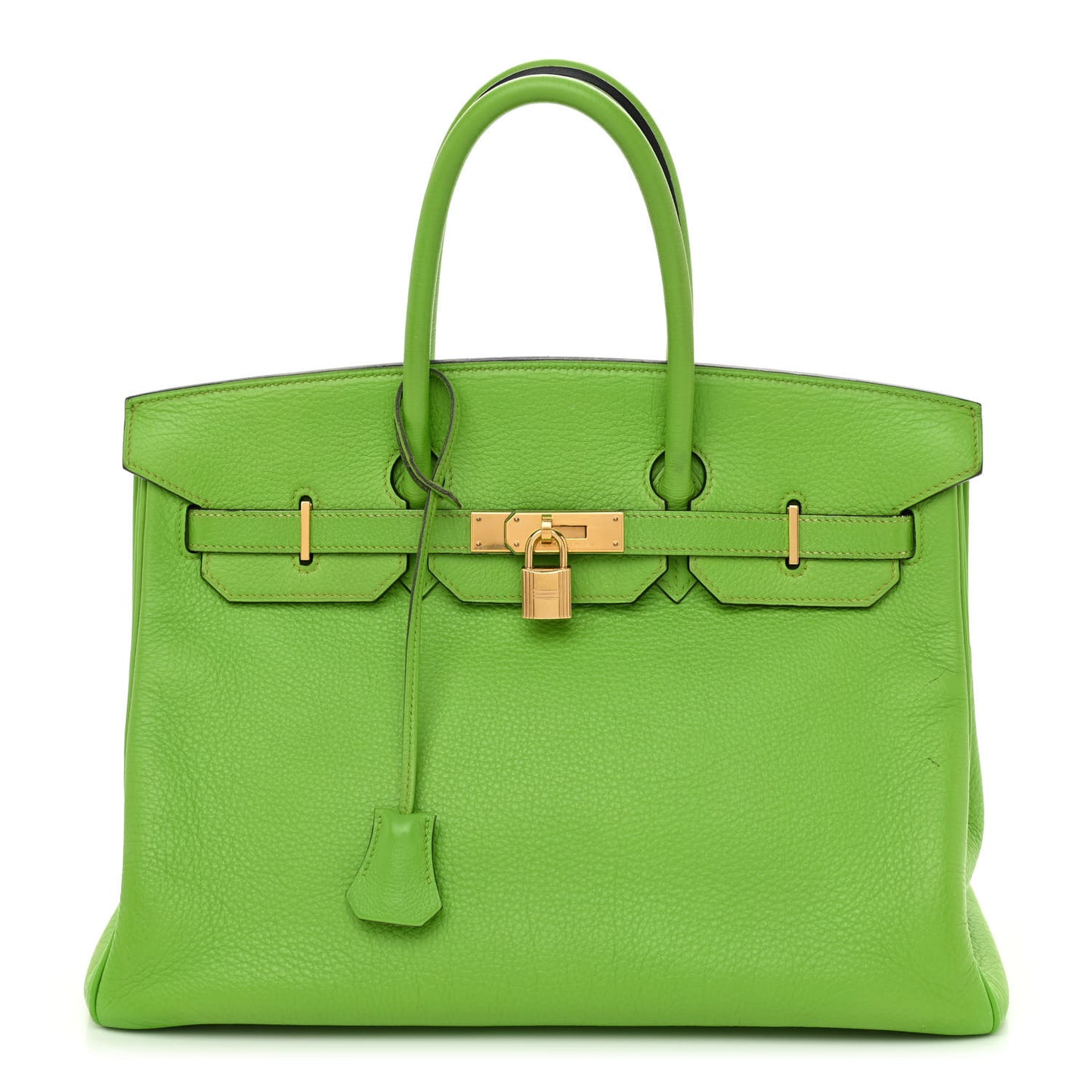 Taurillon Clemence Birkin 35 Vert Cru