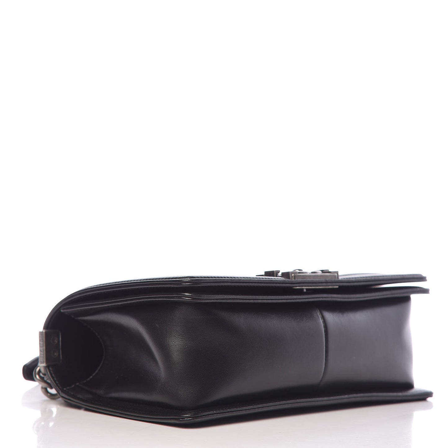Lambskin Quilted Medium Boy Flap Black