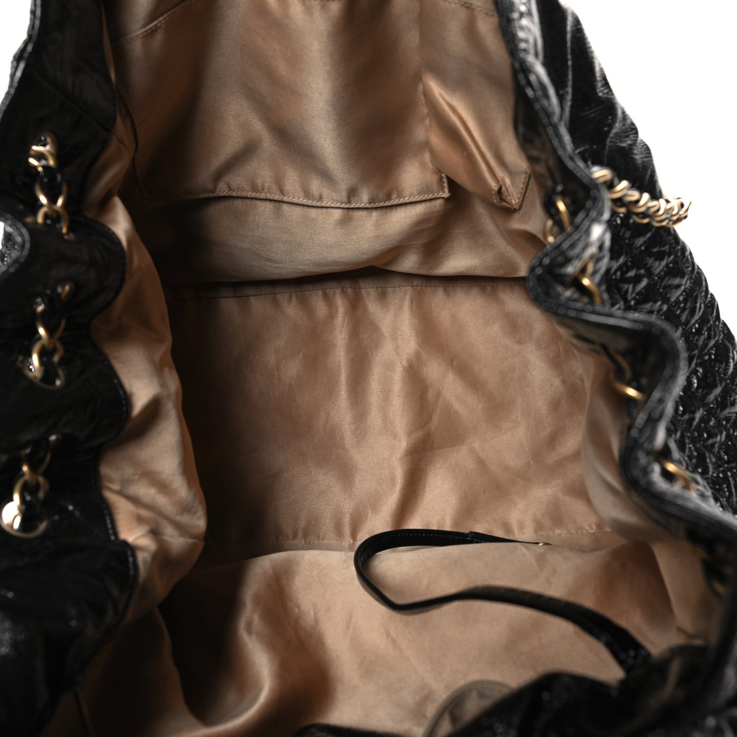 Vinyl XL Rock and Chain Flap Black