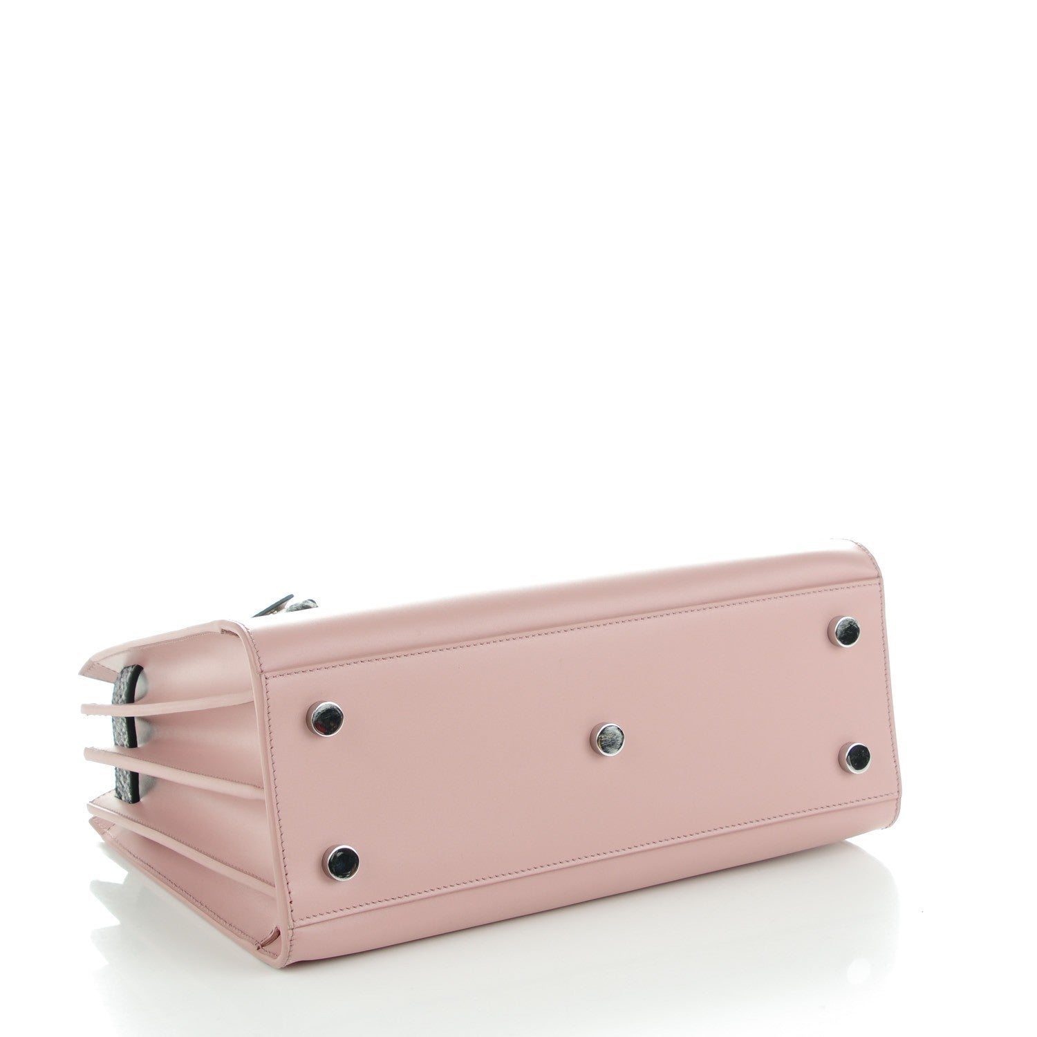 Saint Laurent Calfskin Embossed Python Baby Sac De Jour Powder Pink 4 of 9