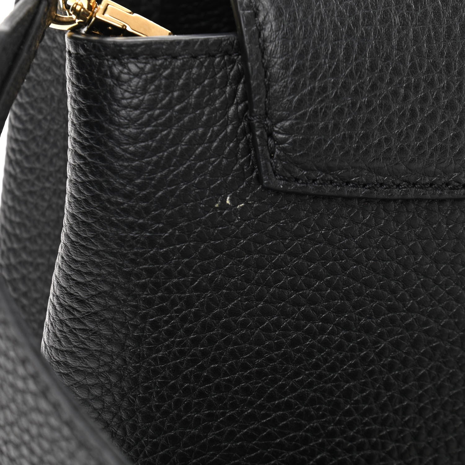 Louis Vuitton Taurillon Mini Capucines Black 10 of 13