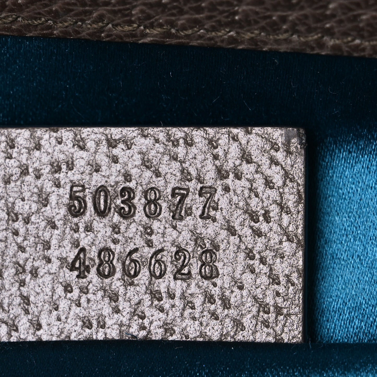 GG Supreme Monogram Web Small Ophidia Chain Shoulder Bag Brown