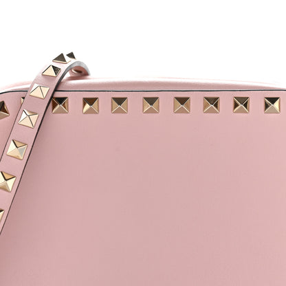 Valentino Garavani Calfskin Rockstud Camera Crossbody Bag Water Rose 7 of 9