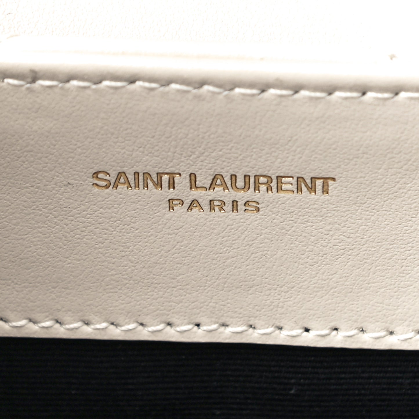 Calfskin Y Quilted Monogram Small Loulou Chain Satchel Ivory