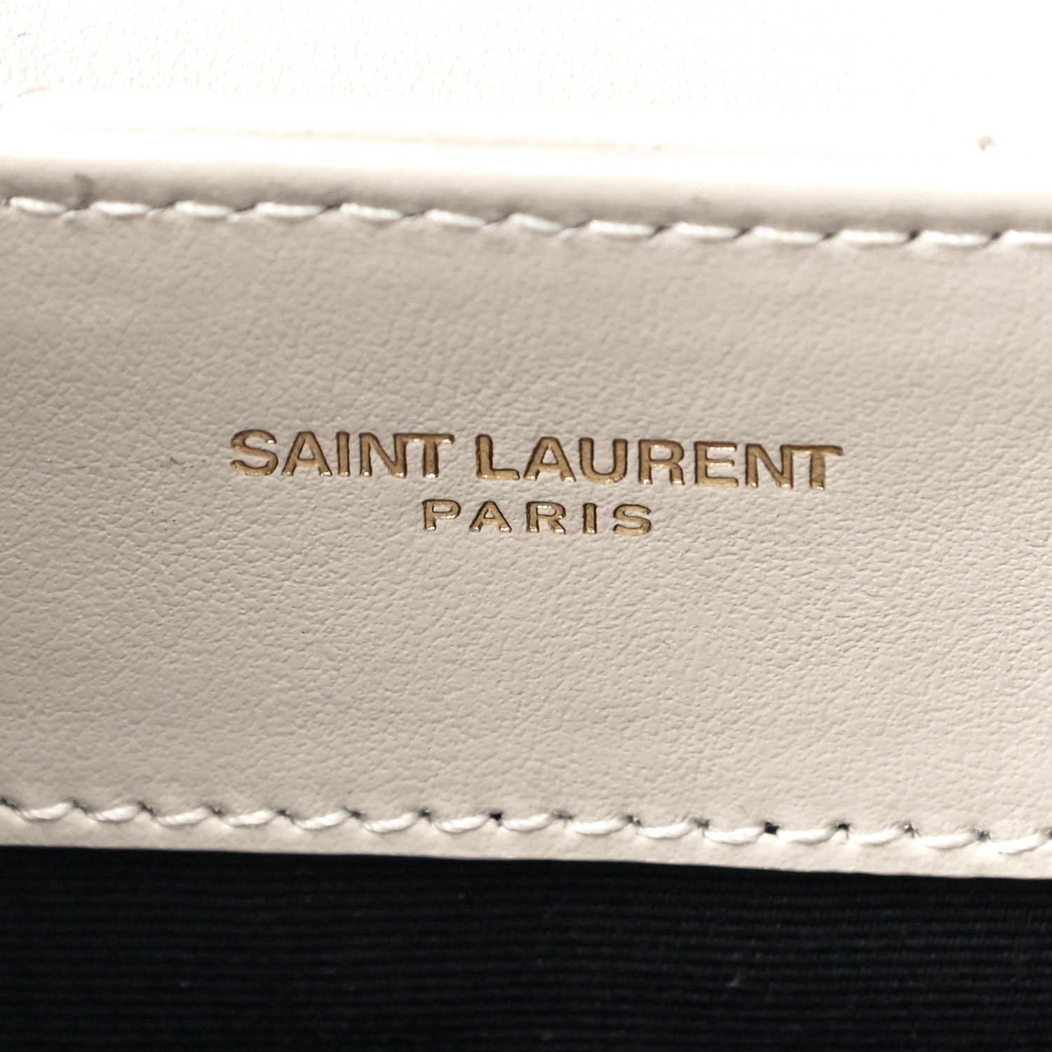 Saint Laurent Calfskin Y Quilted Monogram Small Loulou Chain Satchel Ivory 6 of 10