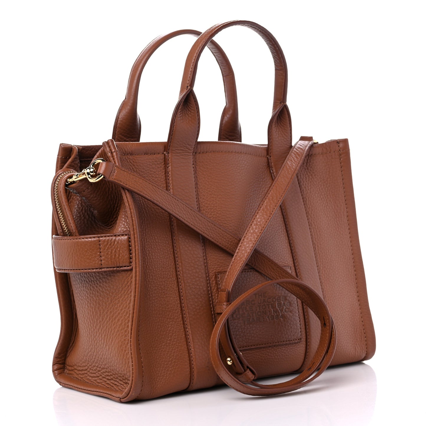 Grained Calfskin Medium The Tote Bag Argan Oil