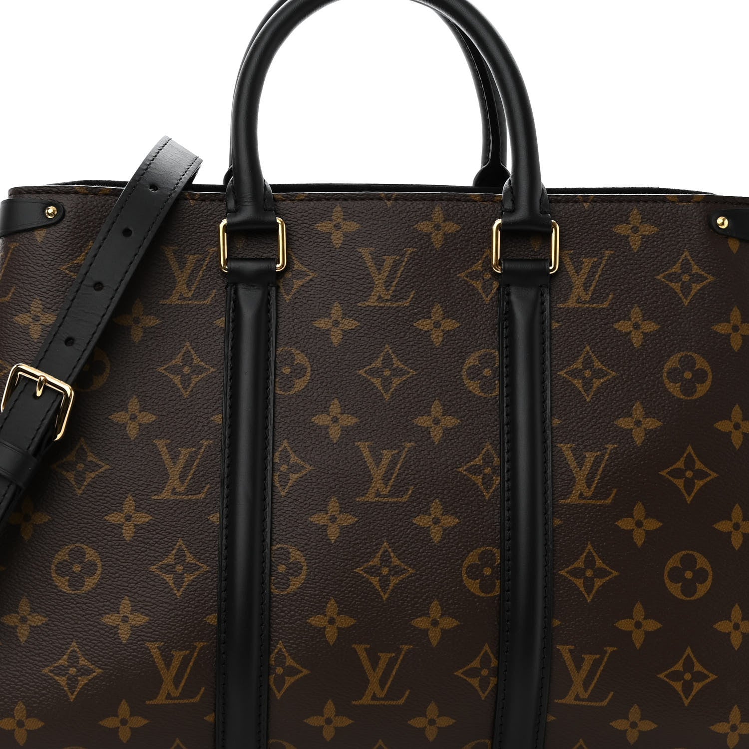 Louis Vuitton Monogram Soufflot MM Black 9 of 11