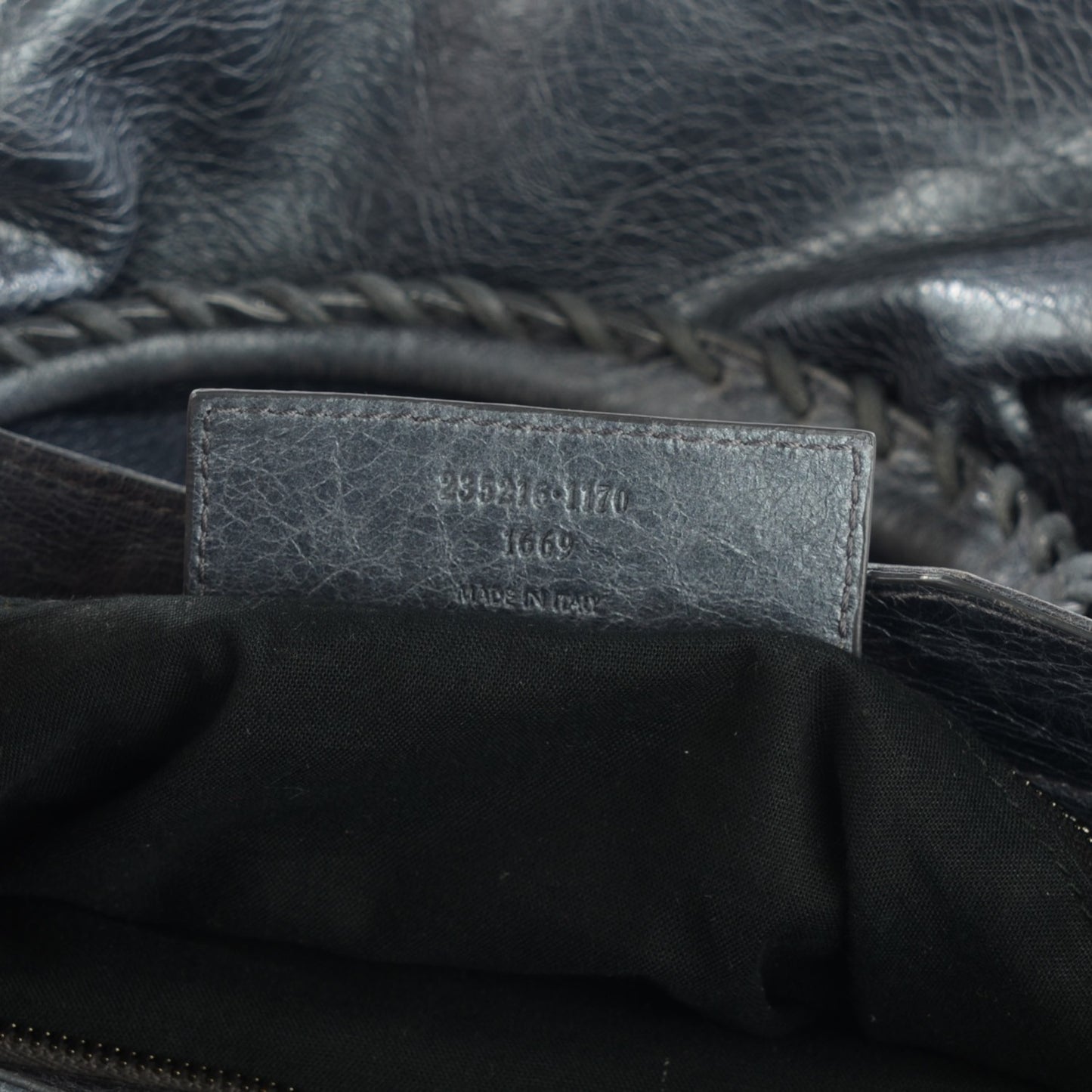 Agneau Classic Hardware Velo Argent Fonce