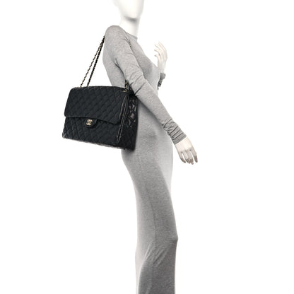 Chanel Caviar Quilted XXL Travel Flap Bag Black 2 of 11