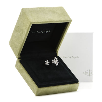 Van Cleef & Arpels 18K White Gold Diamond Socrate Between the Finger Ring 50 5.25 7 of 7