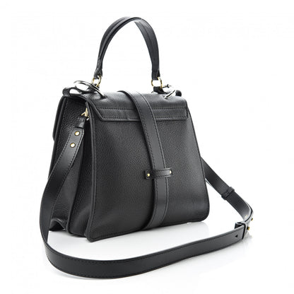 Chloe Grained Calfskin Medium Aby Day Shoulder Bag Black 3 of 10
