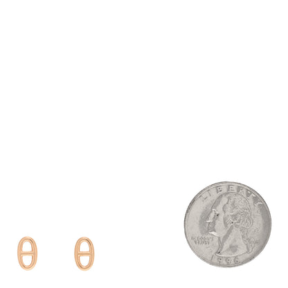 Hermes 18K Rose Gold TPM Farandole Stud Earrings 2 of 5