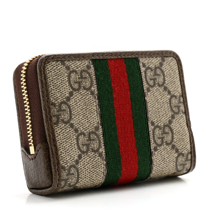 Gucci GG Supreme Monogram Web Ophidia Playing Card Case Beige New Acero 4 of 9