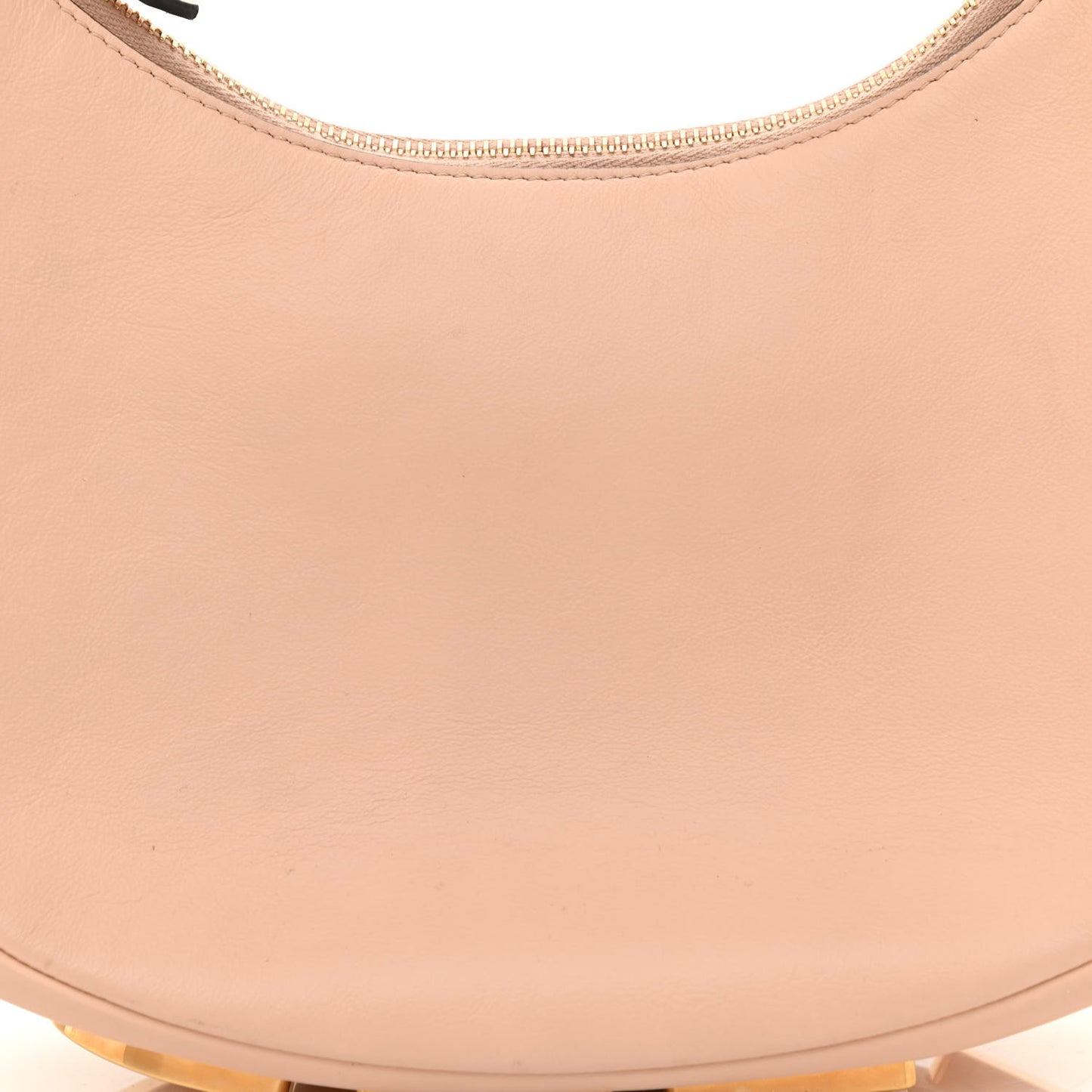 Vitello Grace Matte Small Fendigraphy Hobo Bag Light Rose